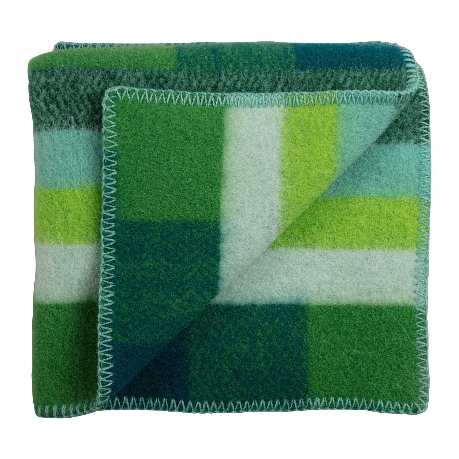 Røros Tweed Mikkel Plaid 100 x 135 cm - Groen