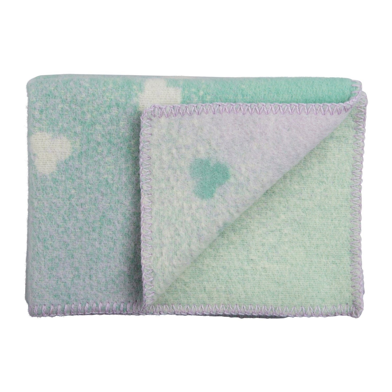 Røros Tweed Melvin Plaid - Turquoise / Lavendel