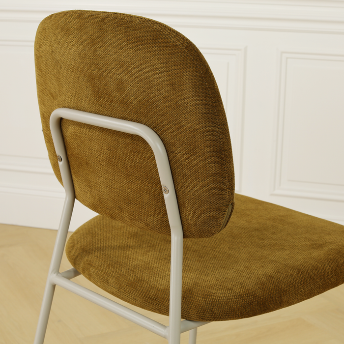 Nolon Jasmijn eetkamerstoel Mosgroen - Grijsbeige