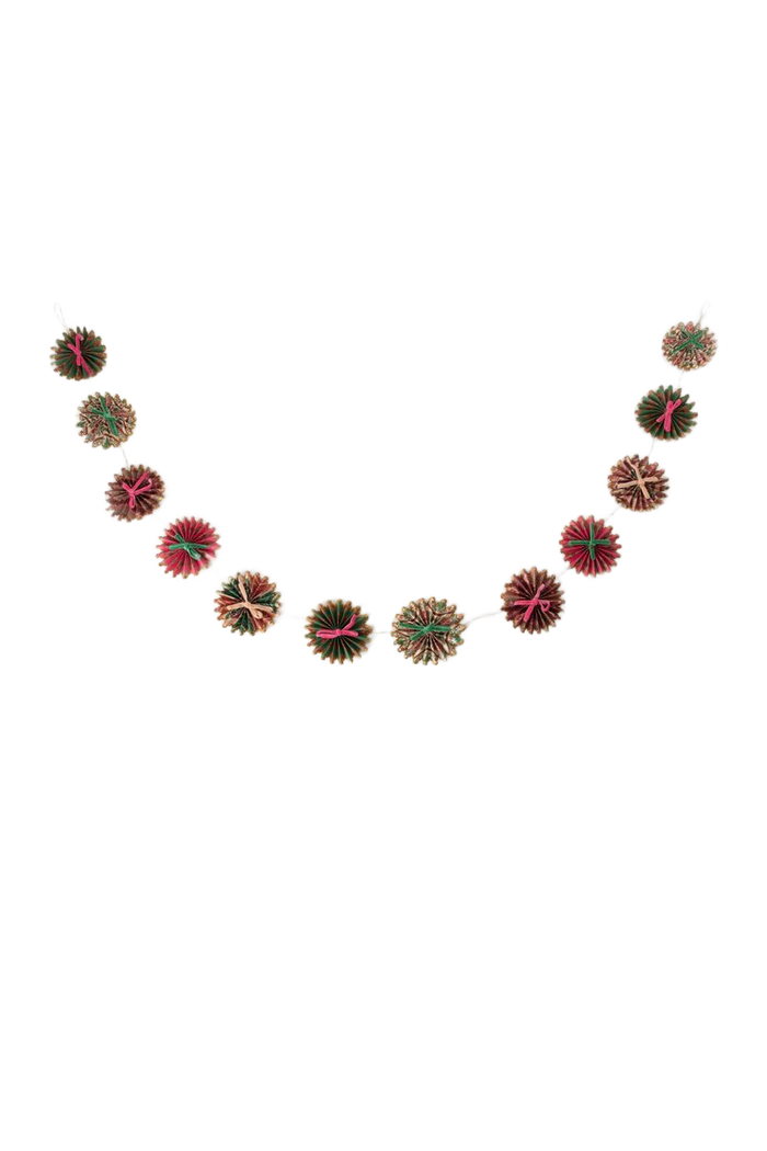 Sissy-Boy Multicolour kerstslinger met rozetten