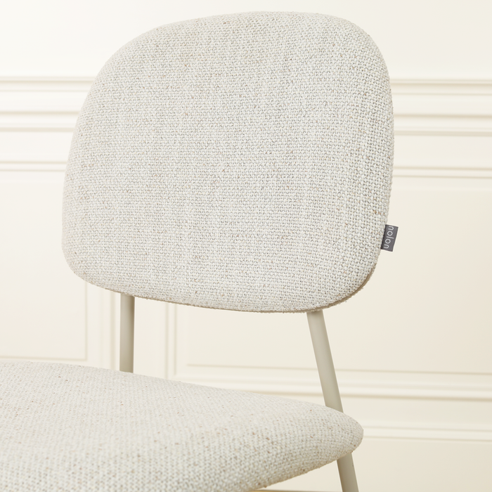 Nolon Jasmijn Eetkamerstoel Beige Melange - Grijsbeige