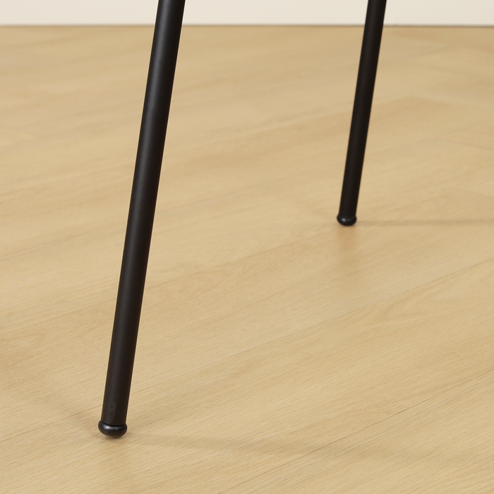 Nolon Jasmijn Eetkamerstoel Warm Oker - Zwart