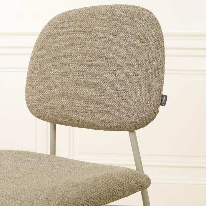 Nolon Jasmijn Eetkamerstoel  Taupe - Grijsbeige