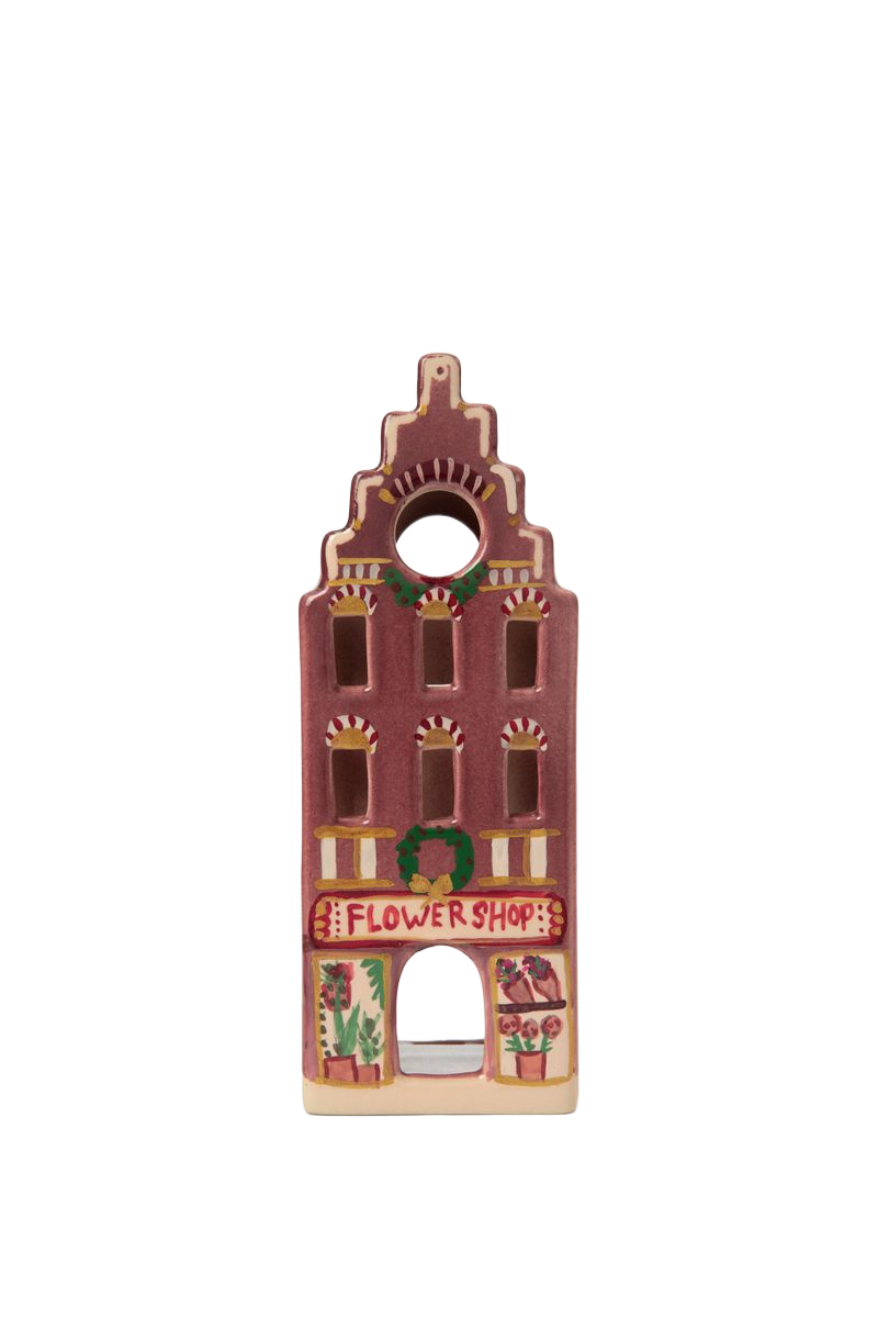 Sissy-Boy Donkerroze waxinelichthouder bloemenwinkel