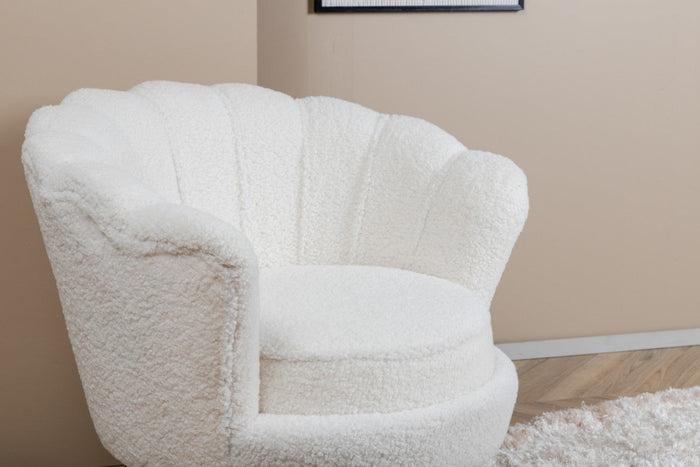 Ilora Fauteuil - Wit Teddy