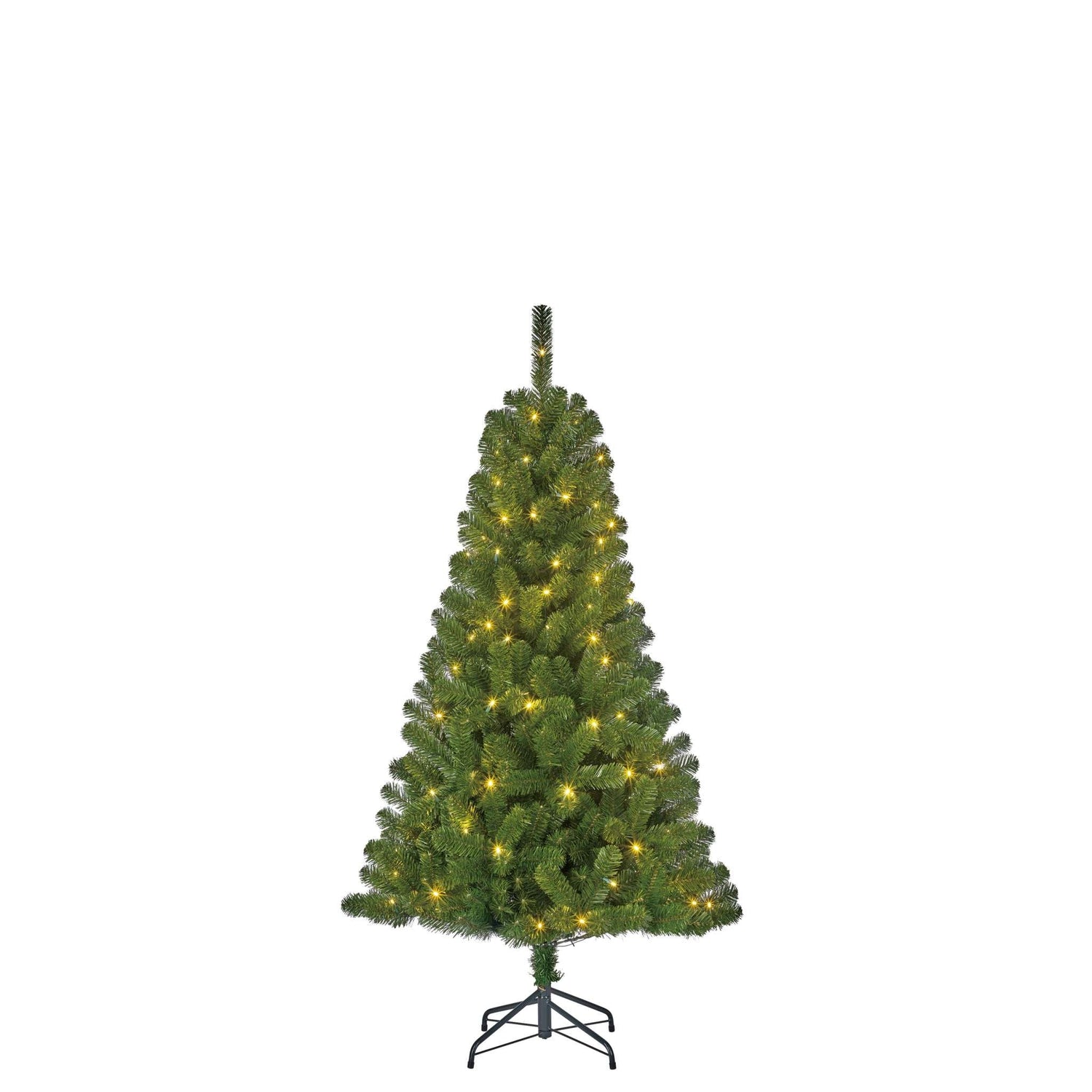 Black Box Kunstkerstboom Charlton - 91x91x155 cm - LED lampjes - Groen