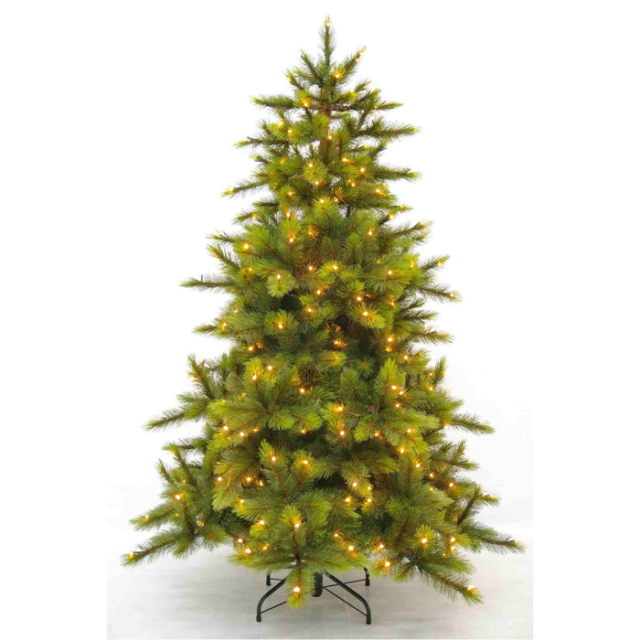 Triumph Tree Kunstkerstboom Wyoming - 117x117x155 cm - LED lampjes - Groen