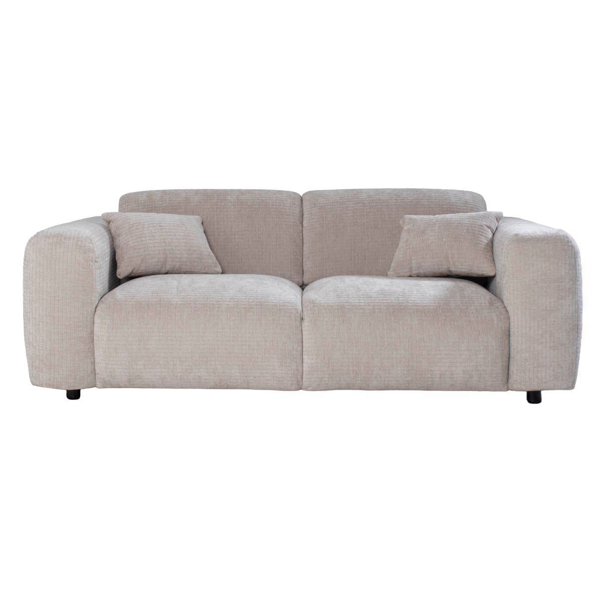 Giga Meubel - 2-Zits Bank - Beige Stof - 205x100x73cm - Dijon