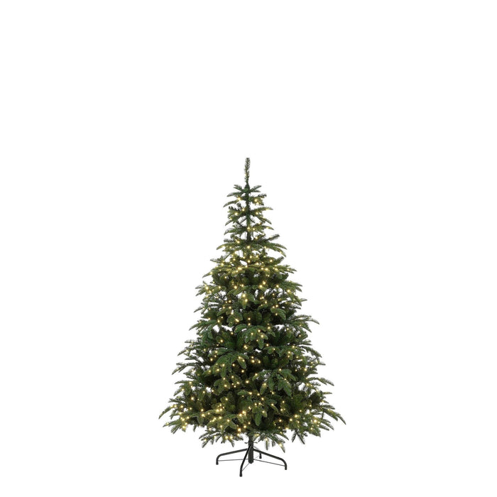 Black Box Kunstkerstboom Picton - 94x94x155 cm - LED lampjes - Groen