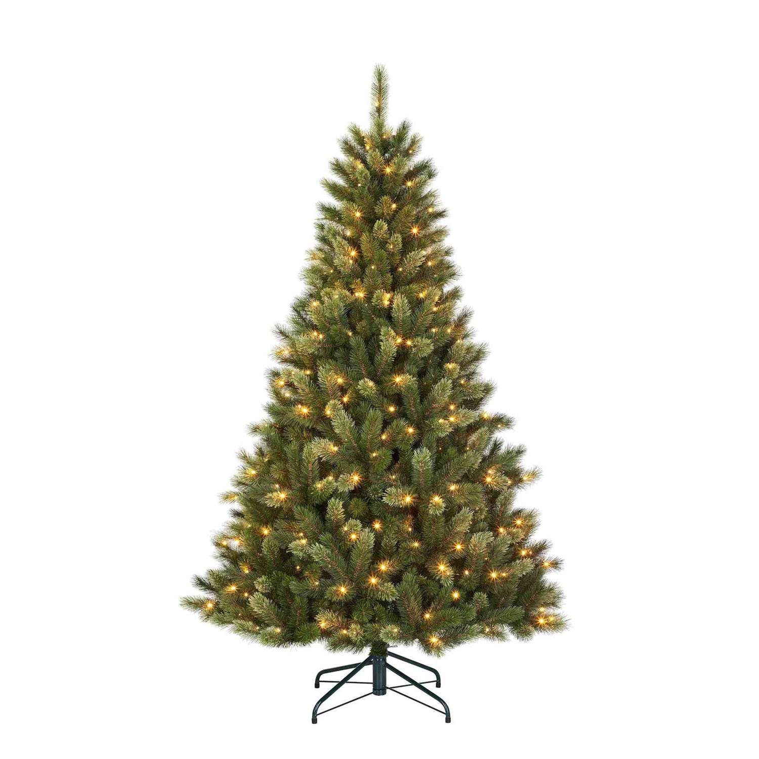 Black Box Kunstkerstboom Darwell - 140x140x230 cm - LED lampjes - Groen