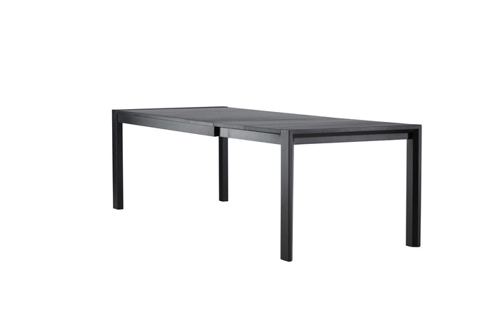 Fjôrd - Eettafel Uitschuifbaar - Zwart Hout - 170cm - Slider
