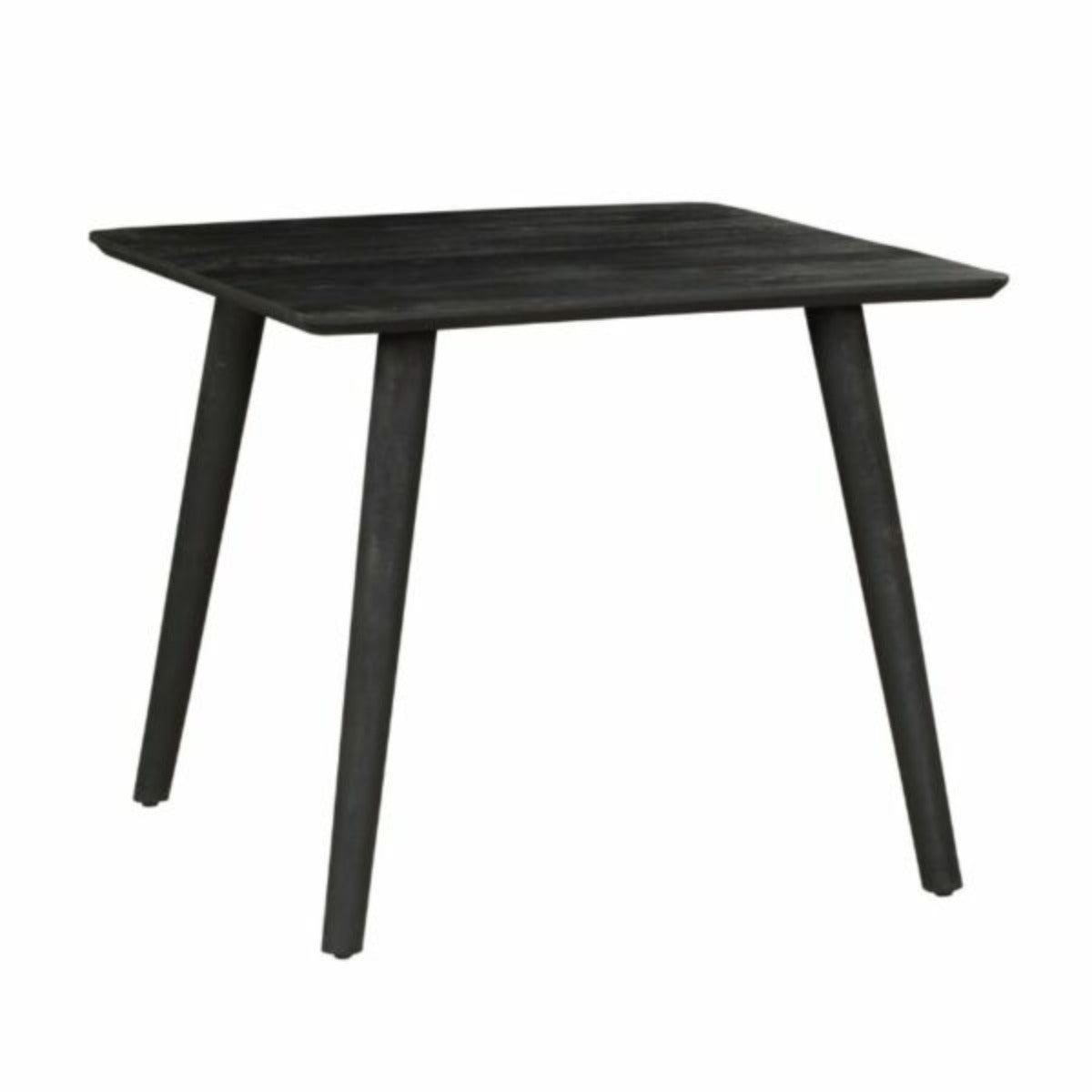 StarFurn - Eettafel Zwart Hout - 90x90x76cm - Omaha