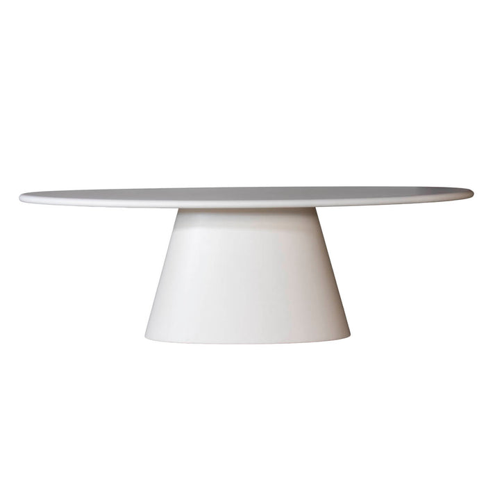 DÉJA Living - Eettafel Ovaal - Beige Eco Composiet - 200cm - Brunn