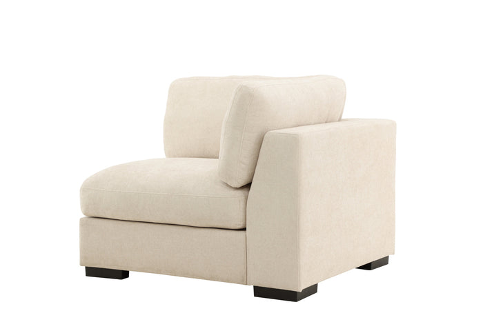 Fjôrd - Hoekbank Rechts - Beige - 112x102x86cm - Salerno