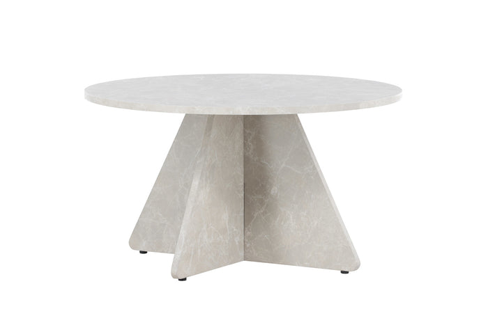 Fjôrd - Salontafel Rond - Beige MDF - 80x80x45cm - Bootcut