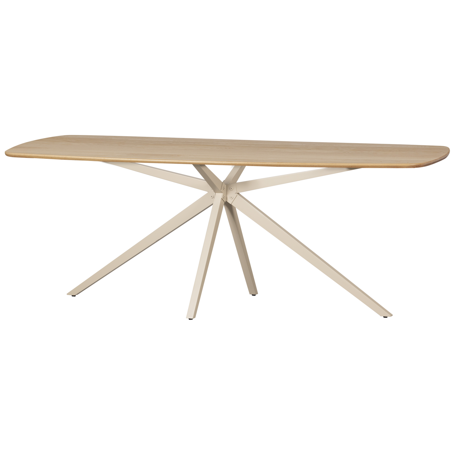 WOOOD Tablo Eettafel Deens Ovaal VJ 200 cm - Eikenhout - Transparant