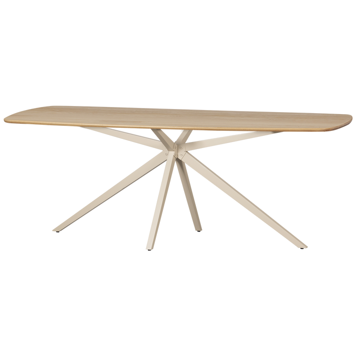 WOOOD Tablo Eettafel Deens Ovaal VJ 200 cm - Eikenhout - Transparant