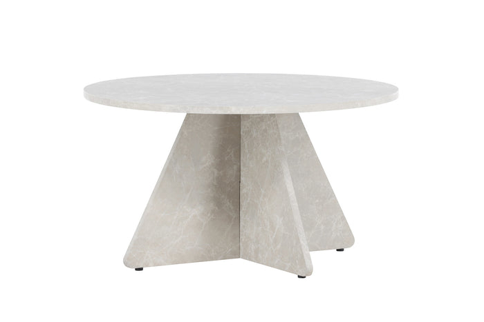 Fjôrd - Salontafel Rond - Beige MDF - 80x80x45cm - Bootcut