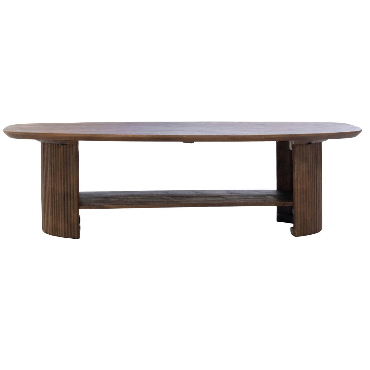 Giga Meubel - Salontafel Deens Ovaal - Bruin Hout - 1308cm - Lorna