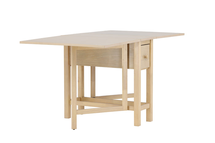 Fjôrd - Eettafel Uitschuifbaar - Naturel - 30x80x75cm - Edward