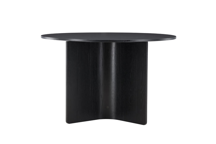Fjôrd - Eettafel Rond - Zwart - 120x120x76cm - Tyresö