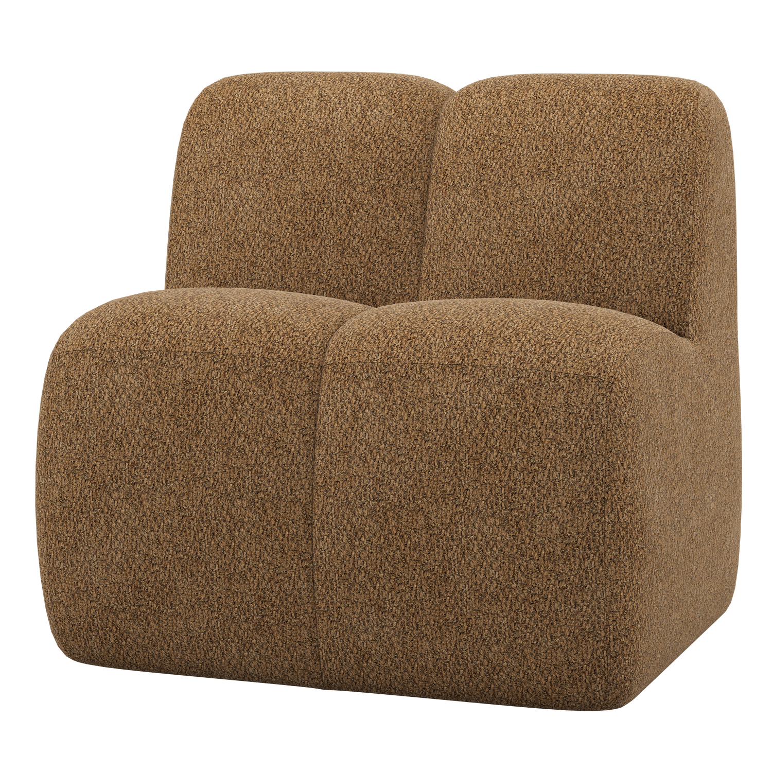 WOOOD Mojo Eetbankje 84 cm Met Rugleuning - Wollig - Honinggeel