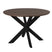 Starfurn Eettafel Madison Brown | 110 cm | Poot Black