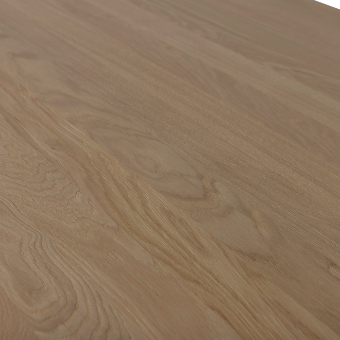 WOOOD Tablo Eettafel Afgerond DL 180 cm - Eikenhout - Transparant