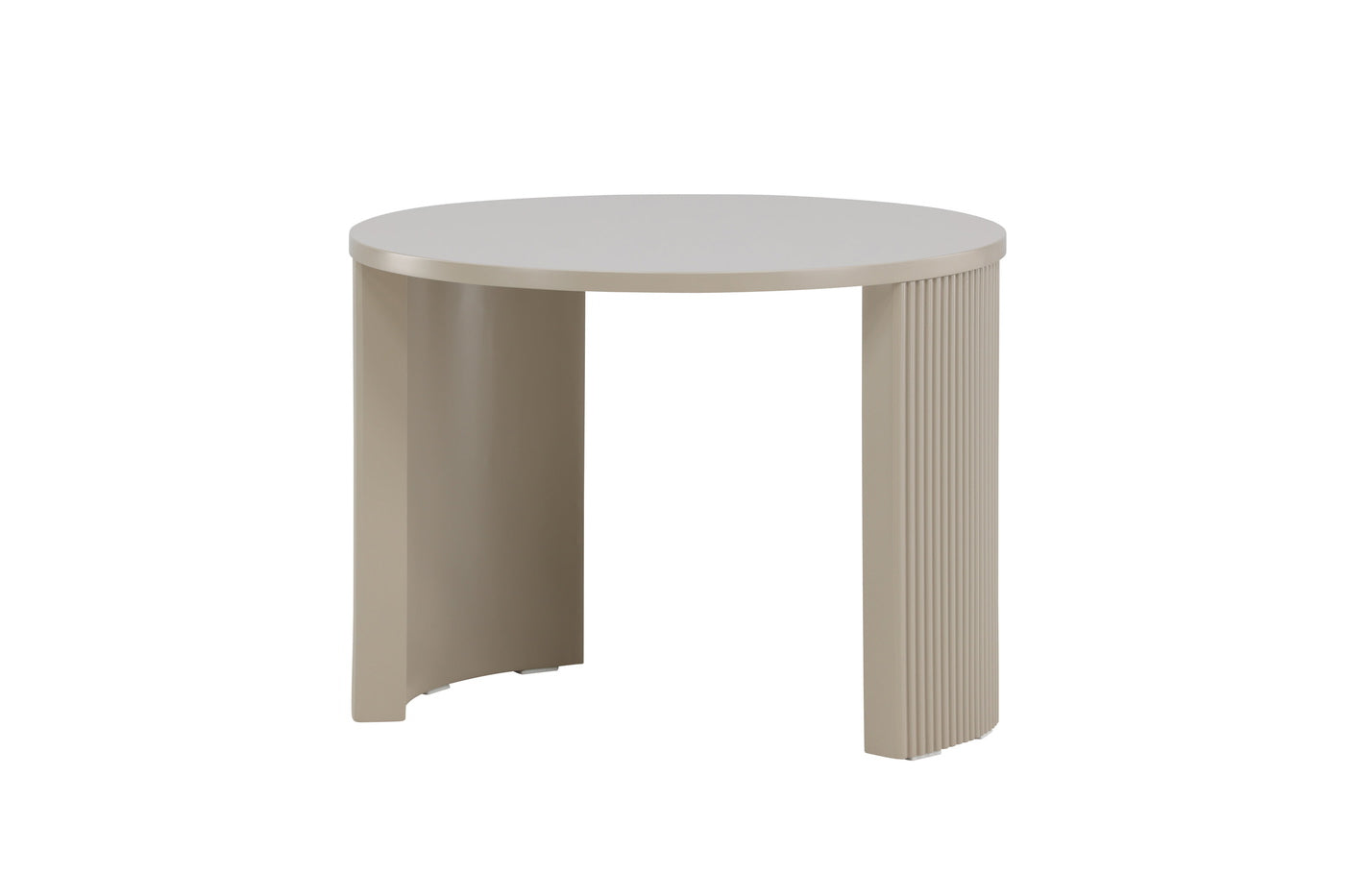 Fjôrd - Salontafel Rond - Beige MDF - 60x60x45cm - Bristol