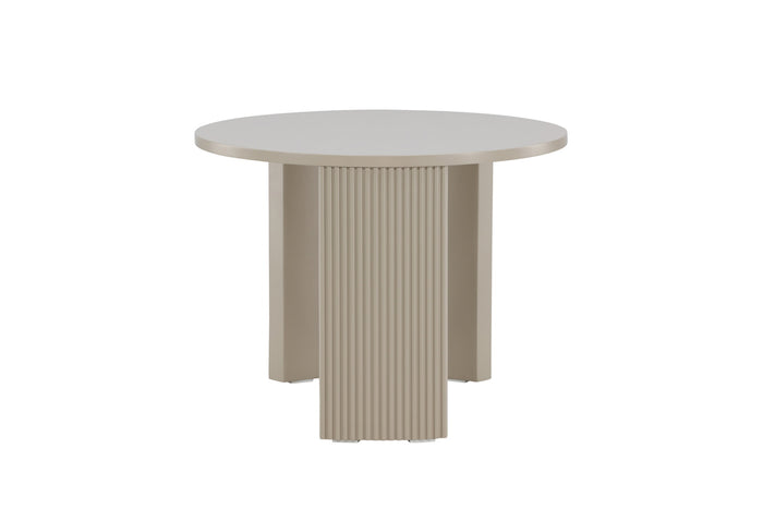 Fjôrd - Salontafel Rond - Beige MDF - 60x60x45cm - Bristol