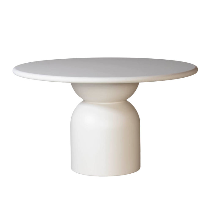DÉJA Living - Eettafel Rond - Beige Eco Composiet - 130cm - Djurö