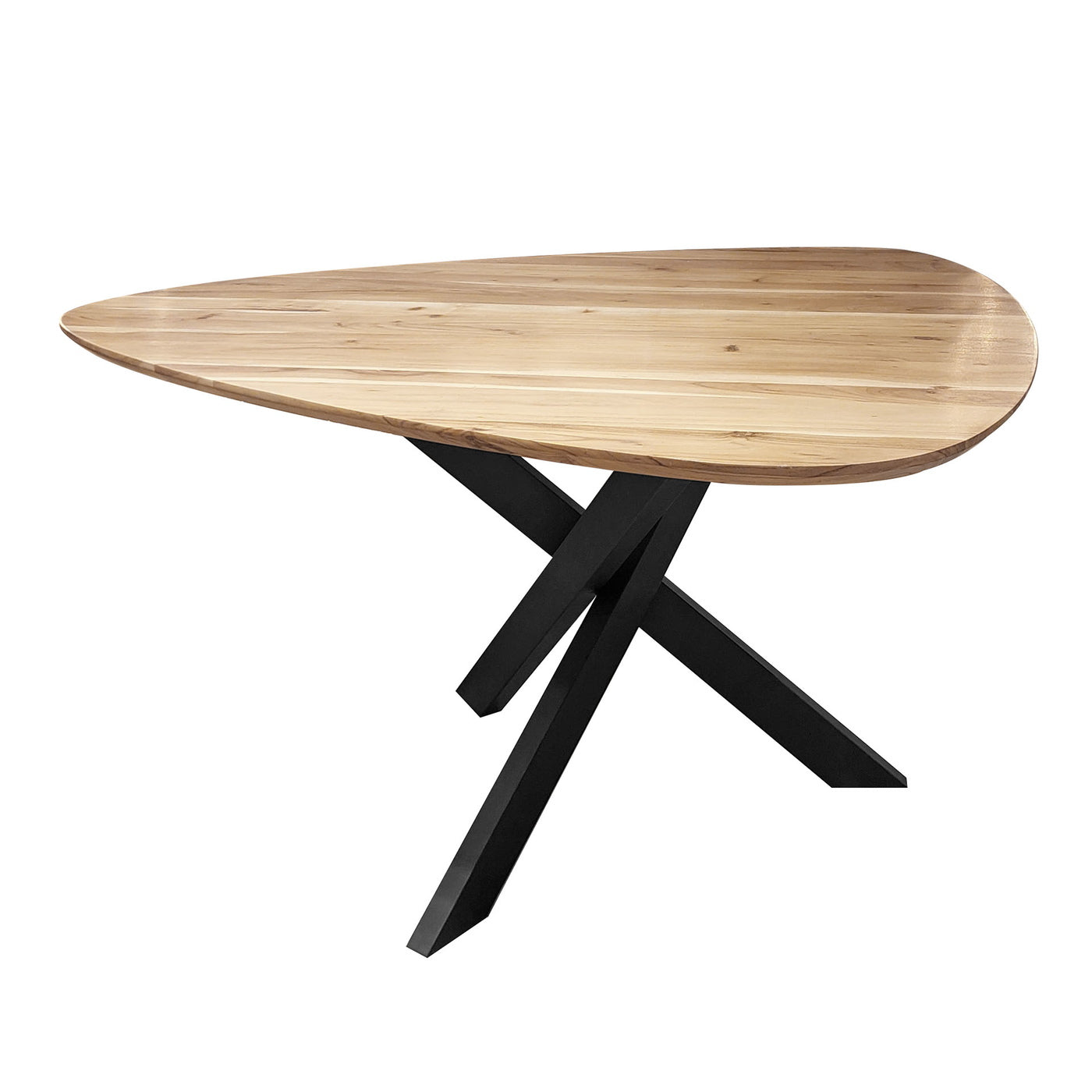 Giga Meubel - Eettafel Naturel Acaciahout - 135x135x76cm - Driehoek
