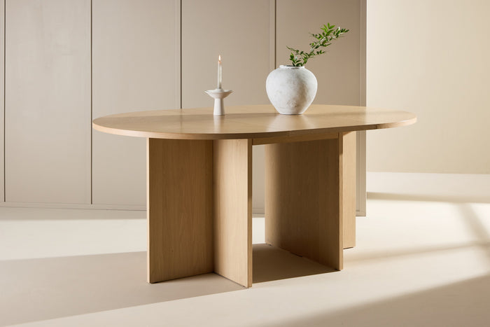 Fjôrd - Eettafel Uitschuifbaar - Naturel - 120cm - Strada