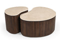 Brix - Salontafel  Sorai Bottecino Set van 2 - 38x50x40cm