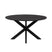 StarFurn - Eettafel Rond Zwart Hout - 110x110x76cm - New York