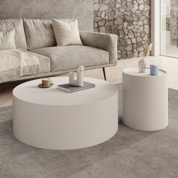 Meubella - Mesa - Salontafel set van 2 - Wit