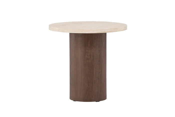 Fjôrd - Salontafel Rond - Beige MDF - 50x50x50cm - Megg