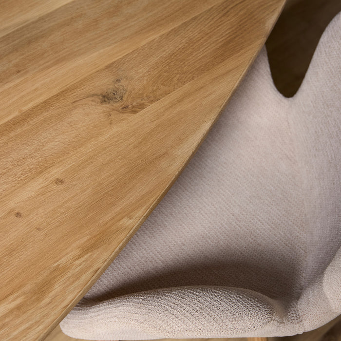 StarFurn - Eettafel Naturel Eikenhout - 280x130x76cm - Cloud