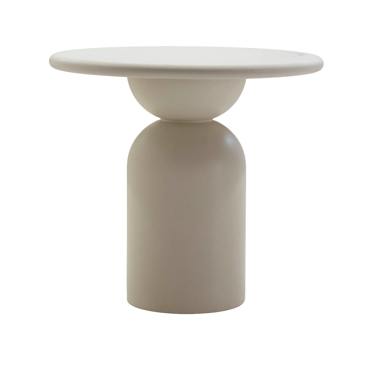 DÉJA Living - Eettafel Rond - Beige Eco Composiet - 80cm - Djurö