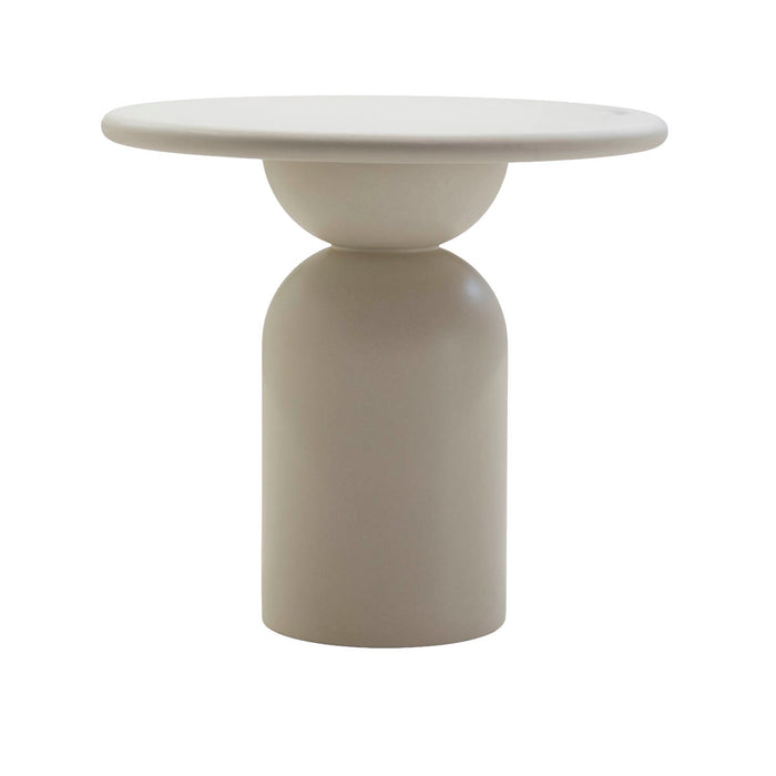 DÉJA Living - Eettafel Rond - Beige Eco Composiet - 80cm - Djurö