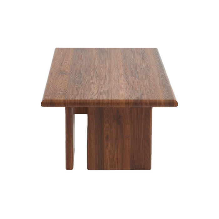 sweeek - Rechthoekige salontafel houteffect