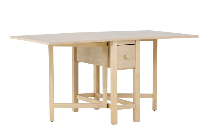 Fjôrd - Eettafel Uitschuifbaar - Naturel - 30x80x75cm - Edward