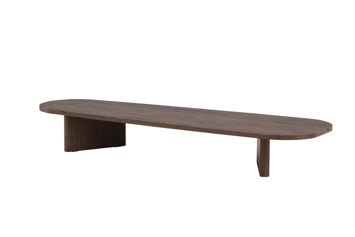Fjôrd - Salontafel Organisch - Donkerbruin MDF - 180x55x25cm - Grönvik