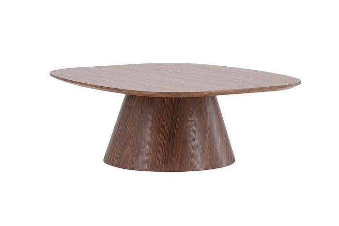 Fjôrd - Salontafel Deens Ovaal - Donkerbruin - 120cm - Lanzo