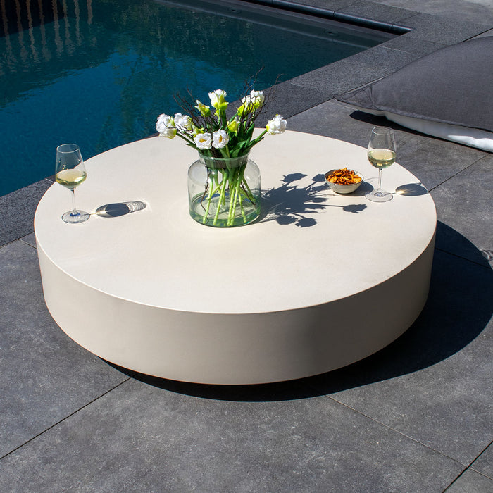 DÉJA Living - Salontafel Beige Eco Composiet - 60x60x35cm - Bergby