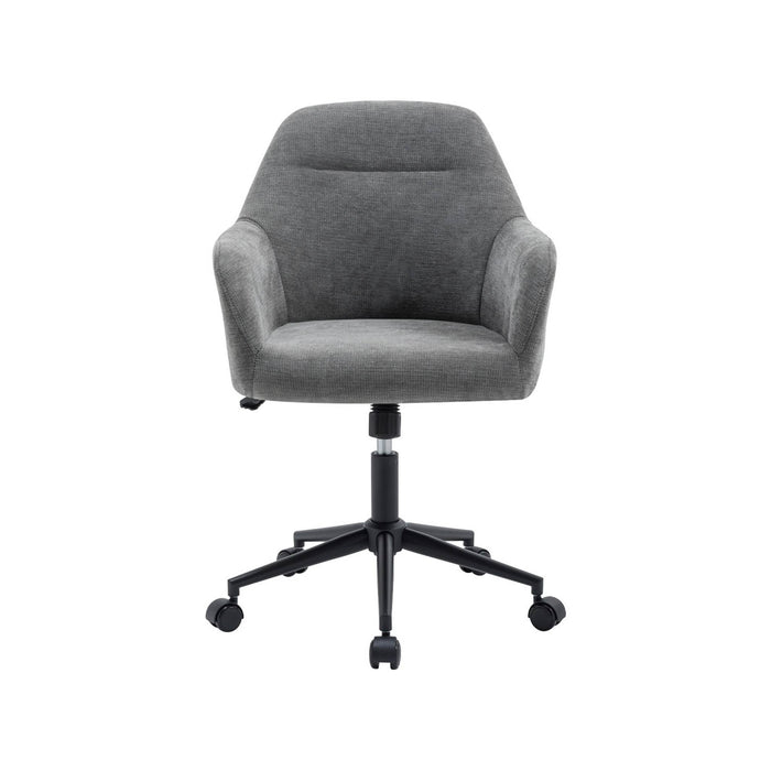 sweeek - Bureaustoel op wieltjes, verstelbaar, stof en metaal