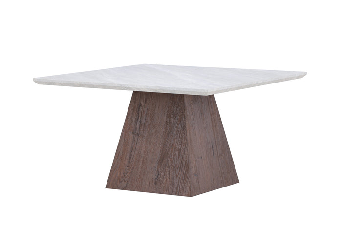 Fjôrd - Salontafel Vierkant - Lichtgrijs - 80x80x45cm - Cael