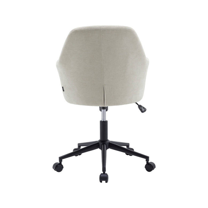 sweeek - Bureaustoel op wieltjes, verstelbaar, stof en metaal