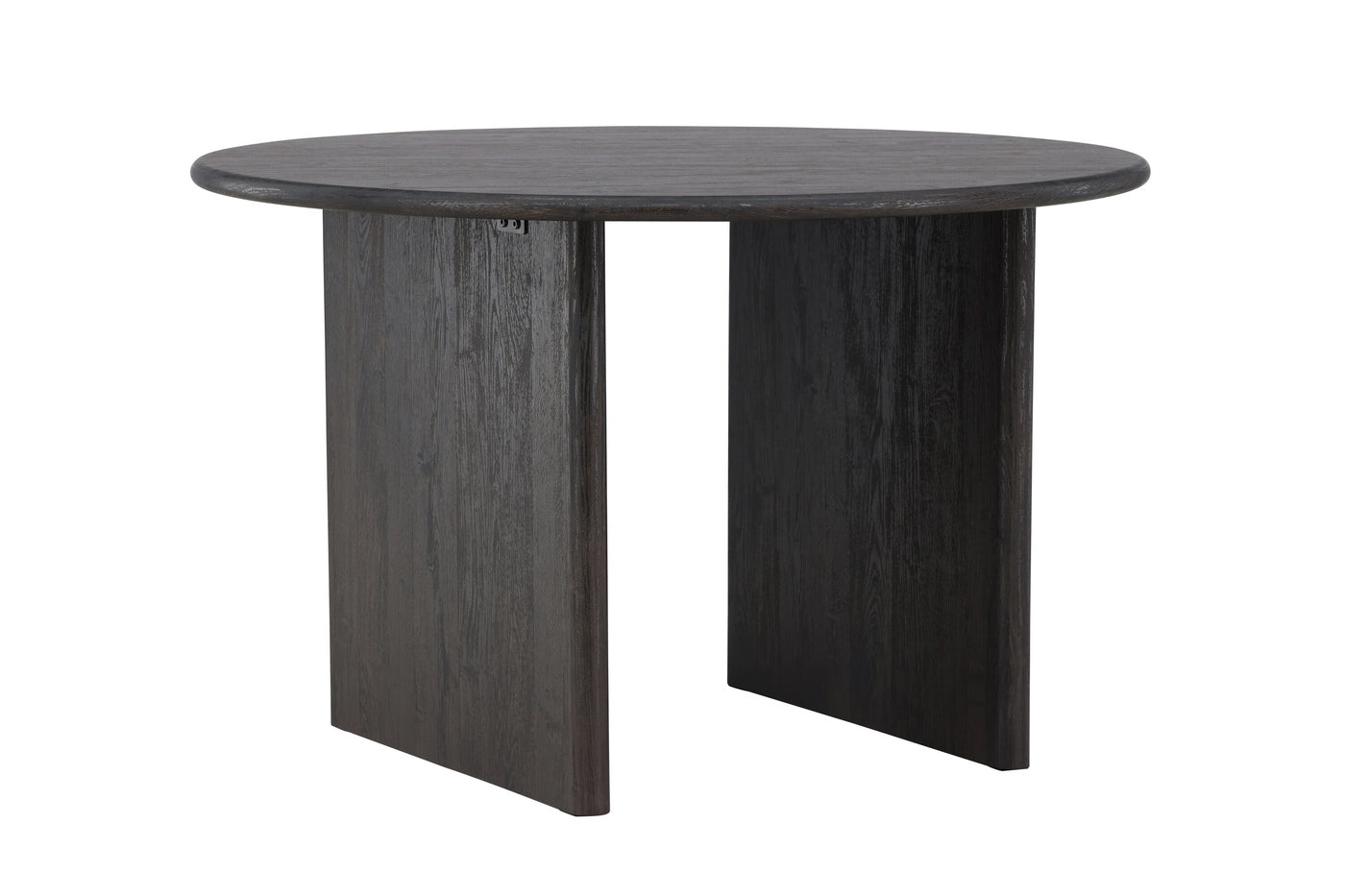Fjôrd - Eettafel Rond - Zwart MDF - 120x120x75cm - Björholmen