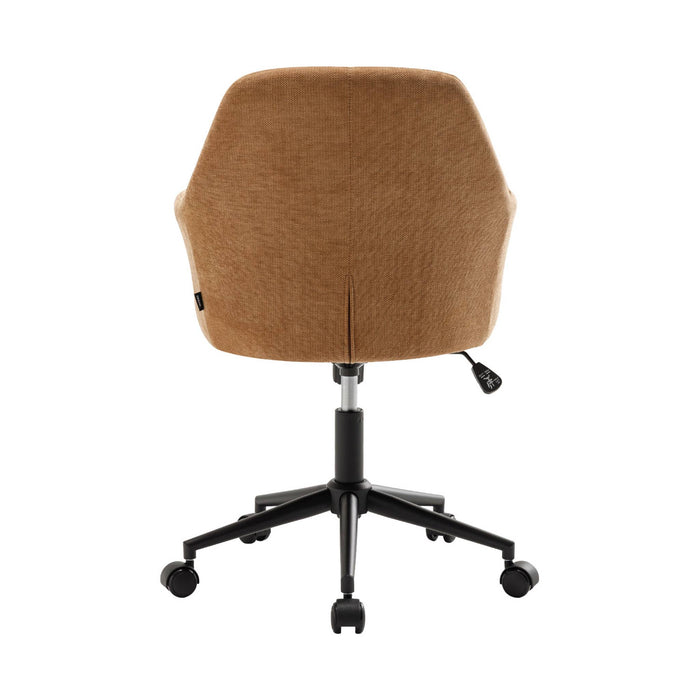 sweeek - Bureaustoel op wieltjes, verstelbaar, stof en metaal